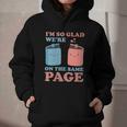 I'm So Glad We'Re On The Same Page Book Lover Writer Graphic Youth Hoodie I'm So Glad We'Re On The Same Page Book Lover Writer Graphic Youth Hoodie