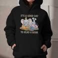 Its A Good Day To Read A Book Cute Pig & Elephant Adventure Graphic Youth Hoodie