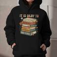 Its Okay Not To Be Okay Mental Health Awareness Floral Books Graphic Youth Hoodie