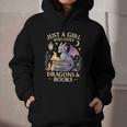 Just a Girl Who Loves Cute Dragons And Books Graphic Youth Hoodie