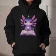 Kawaii Axolotl Cute Axolotls Reading Book Graphic Youth Hoodie Kawaii Axolotl Cute Axolotls Reading Book Graphic Youth Hoodie