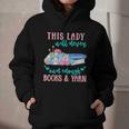 THIS LADY Will Never Own Enough BOOKS & YARN Graphic Youth Hoodie