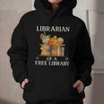Librarian Of a Free Library Floral Book Lover Graphic Youth Hoodie
