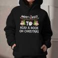 Most Likely To Read A Book On Christmas Snowman Family Graphic Youth Hoodie Most Likely To Read A Book On Christmas Snowman Family Graphic Youth Hoodie