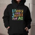 Literacy And Justice For All Protect Banned Books Library Graphic Youth Hoodie