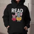Pig Elephant Reading Cute Book Lover Bookworm Boys Girls Kid Graphic Youth Hoodie Pig Elephant Reading Cute Book Lover Bookworm Boys Girls Kid Graphic Youth Hoodie