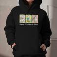 Preppy 100 Days Of School Goose Coffee Books Teacher Life Graphic Youth Hoodie