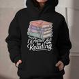 Rather Be Reading Book Lover Stack Graphic Youth Hoodie
