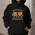 Read Your Heart Out Teacher Valentines Reading Book Love Graphic Youth Hoodie Read Your Heart Out Teacher Valentines Reading Book Love Graphic Youth Hoodie