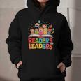 Readers Are Leaders Motivational Reading Book Quote Graphic Youth Hoodie