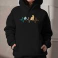 Reading Cat Heartbeat Book & Cat Lover Graphic Youth Hoodie