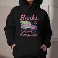 Retro Books Are My Love Language Valentine Book Lovers Graphic Youth Hoodie Retro Books Are My Love Language Valentine Book Lovers Graphic Youth Hoodie