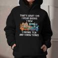 Sewing Reading Books Drinking Tea Sew Sewist Graphic Youth Hoodie