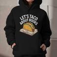 Taco Books Mexican Reading Teacher Book Lovers Bookish Graphic Youth Hoodie