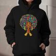 History Month Afro Women Book Lover Librarian Teacher Graphic Youth Hoodie