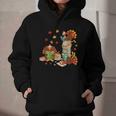 Turkey Reading Books Fall Librarian Book Lover Teacher Kids Graphic Youth Hoodie