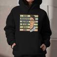 Never Underestimate Girl Read Book Reading Librarian Women Graphic Youth Hoodie