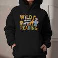 Wild About Reading Kid Love Wild Animal Books Back To School Graphic Youth Hoodie Wild About Reading Kid Love Wild Animal Books Back To School Graphic Youth Hoodie