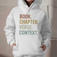 Book Chapter Verse Christian Bible Reformed Theology Graphic Youth Hoodie
