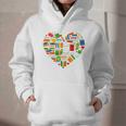Book Lover Librarian Books Heart Valentine Graphic Youth Hoodie Book Lover Librarian Books Heart Valentine Graphic Youth Hoodie