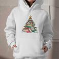 All Booked For Christmas Book Christmas Tree Lights Xmas Graphic Youth Hoodie