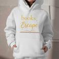 Books Are My Escape Simple Reading Quote Graphic Youth Hoodie Books Are My Escape Simple Reading Quote Graphic Youth Hoodie