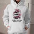 I Like Books More Than I Like People Reader Teacher Bookworm Graphic Youth Hoodie