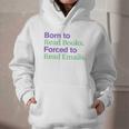 Born To Read Books Forced To Read Emails Apparel Graphic Youth Hoodie