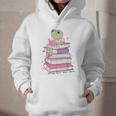 Cute Book Lover Frog Pretty Girls Read Books Kawaii Reading Graphic Youth Hoodie Cute Book Lover Frog Pretty Girls Read Books Kawaii Reading Graphic Youth Hoodie