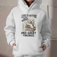 Great Pyrenees Dog Breed Life Is Better With Books And Great Graphic Youth Hoodie