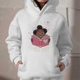 Just A Girl Who Loves Books Cute African American Afro Graphic Youth Hoodie