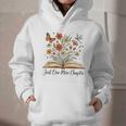 Just One More Chapter Open Book Flowers Graphic Youth Hoodie