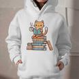 Kawaii Cat Coffee Books Teacher Men Women Girls Kids Graphic Youth Hoodie Kawaii Cat Coffee Books Teacher Men Women Girls Kids Graphic Youth Hoodie