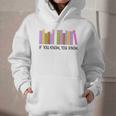 If You Know You Know 6 7 Reading Books Lovers Graphic Youth Hoodie