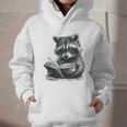 Raccoon With Book Cute Raccoons Reading Books Graphic Youth Hoodie Raccoon With Book Cute Raccoons Reading Books Graphic Youth Hoodie