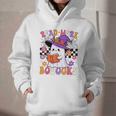 Read More Books Ghost Reading Book Teacher Halloween Graphic Youth Hoodie