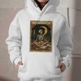 The Reader Tarot Card Book Lover Skeleton Art Goth Style Graphic Youth Hoodie