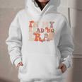 In My Reading Era Groovy Book Lovers Library Reading Women Graphic Youth Hoodie