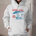 Retro Book Girl Summer Beach Vacation For Book Lover Graphic Youth Hoodie