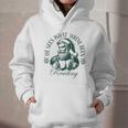 He Sees What You'Ve Been Reading Bookish Christmas Graphic Youth Hoodie