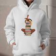 Woman And Books Stack Afro Girl Book Lover Premium Tri-Blend Graphic Youth Hoodie