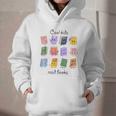 Women Cool Kids Read Books Teacher Back To School Librarian Graphic Youth Hoodie