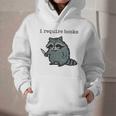 Women's i Require Books Raccoon Graphic Youth Hoodie Women's i Require Books Raccoon Graphic Youth Hoodie