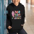 100th Day Of School Teacher Women Floral Books Graphic Youth Hoodie 100th Day Of School Teacher Women Floral Books Graphic Youth Hoodie