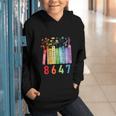 8647 Equal Rights Book Flower Trump Women Rights Feminist Graphic Youth Hoodie