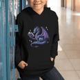Book Lover Dragon Reading Cool Fantasy Women Girls Kids Men Graphic Youth Hoodie