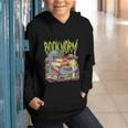 Graphic Book Worm Monster Horror Reading Book Lover Graphic Youth Hoodie