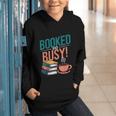 Booked And Busy Cool Coffee Reading Relaxing Books Graphic Youth Hoodie Booked And Busy Cool Coffee Reading Relaxing Books Graphic Youth Hoodie