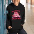 All Booked For Valentines Coquette Bow Book Valentine Day Graphic Youth Hoodie