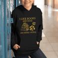 I Like Books And Dogs And Maybe 3 People Book Dog Lovers Men Women Graphic Youth Hoodie